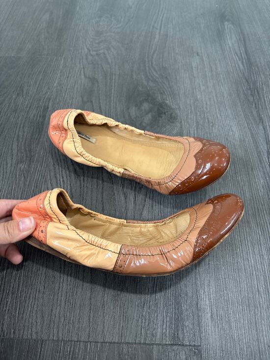 Miu Miu Shoes - Miu Miu Patent Leather Patchwork Ballet Flats EU 40 US 10